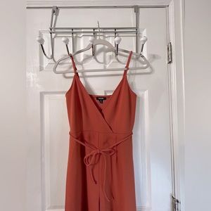 Dark burnt orange jumpsuit